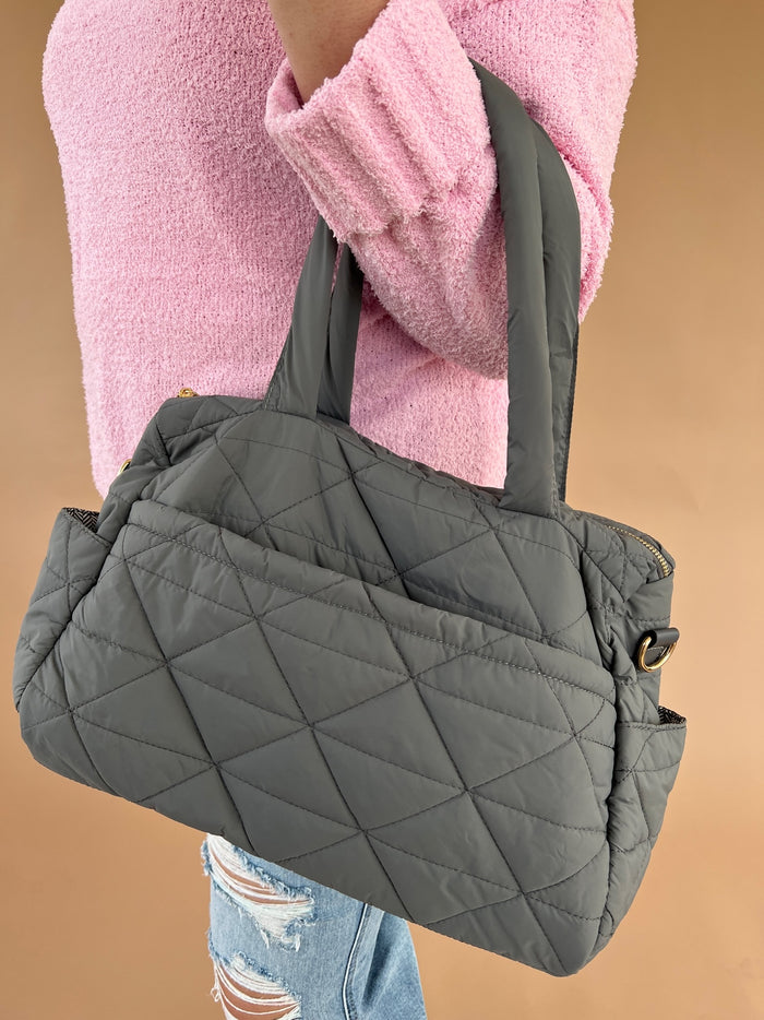 The Billie Quilted Satchel