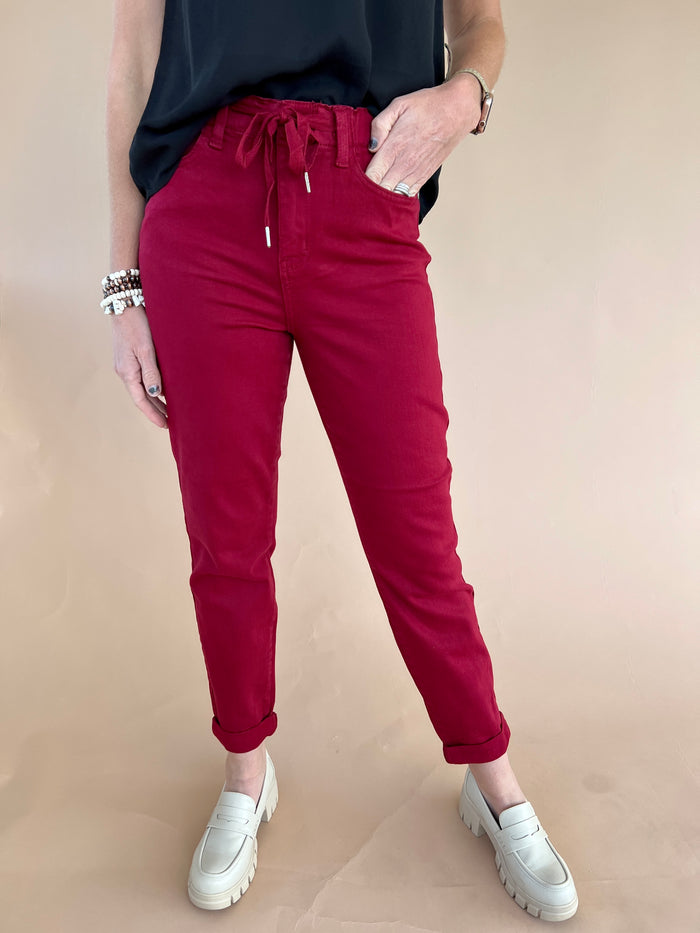 Judy Blue Scarlet Joggers
