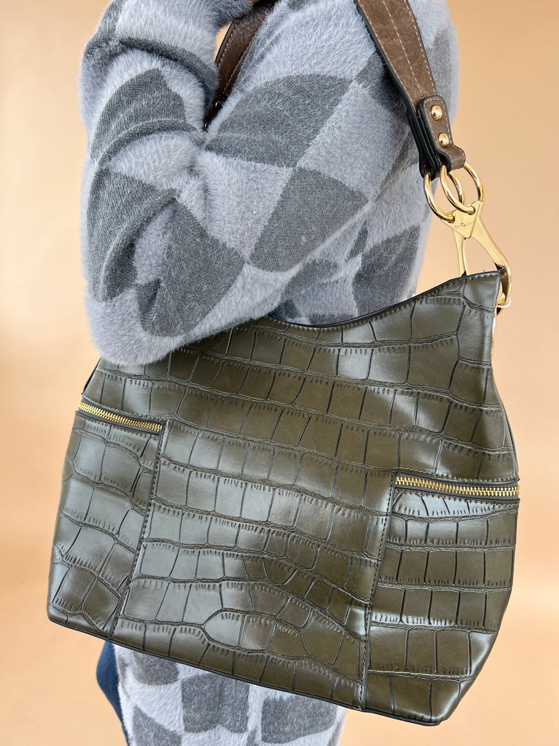 Rochelle Croc Hobo