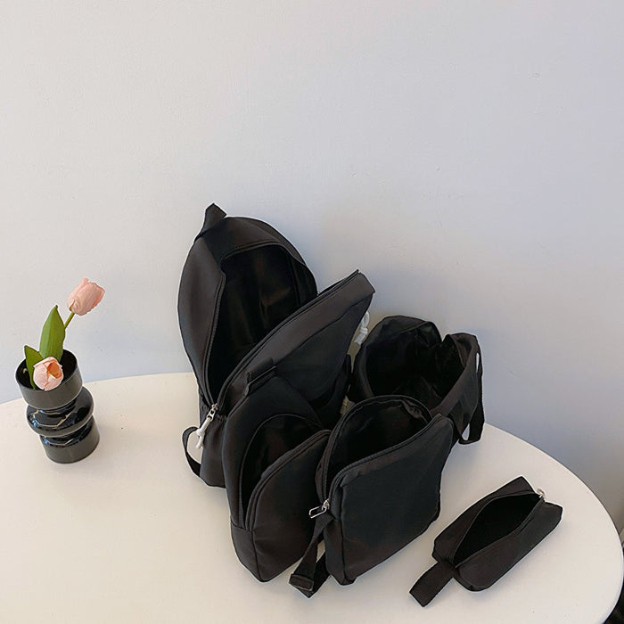 Cloth Backpack Bag and Sling Bag 2 Piece Set