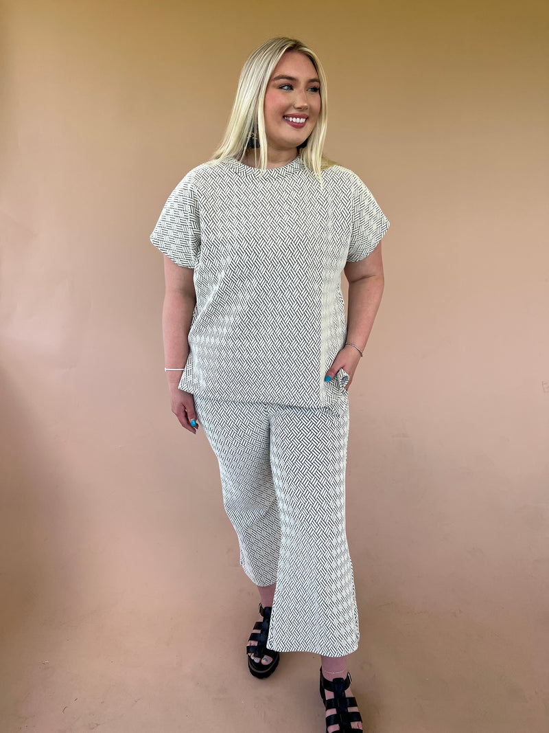 The Anna Patterned Two-Piece Set