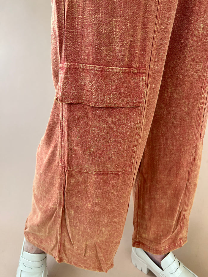 The Devon Brick Cargo Pants