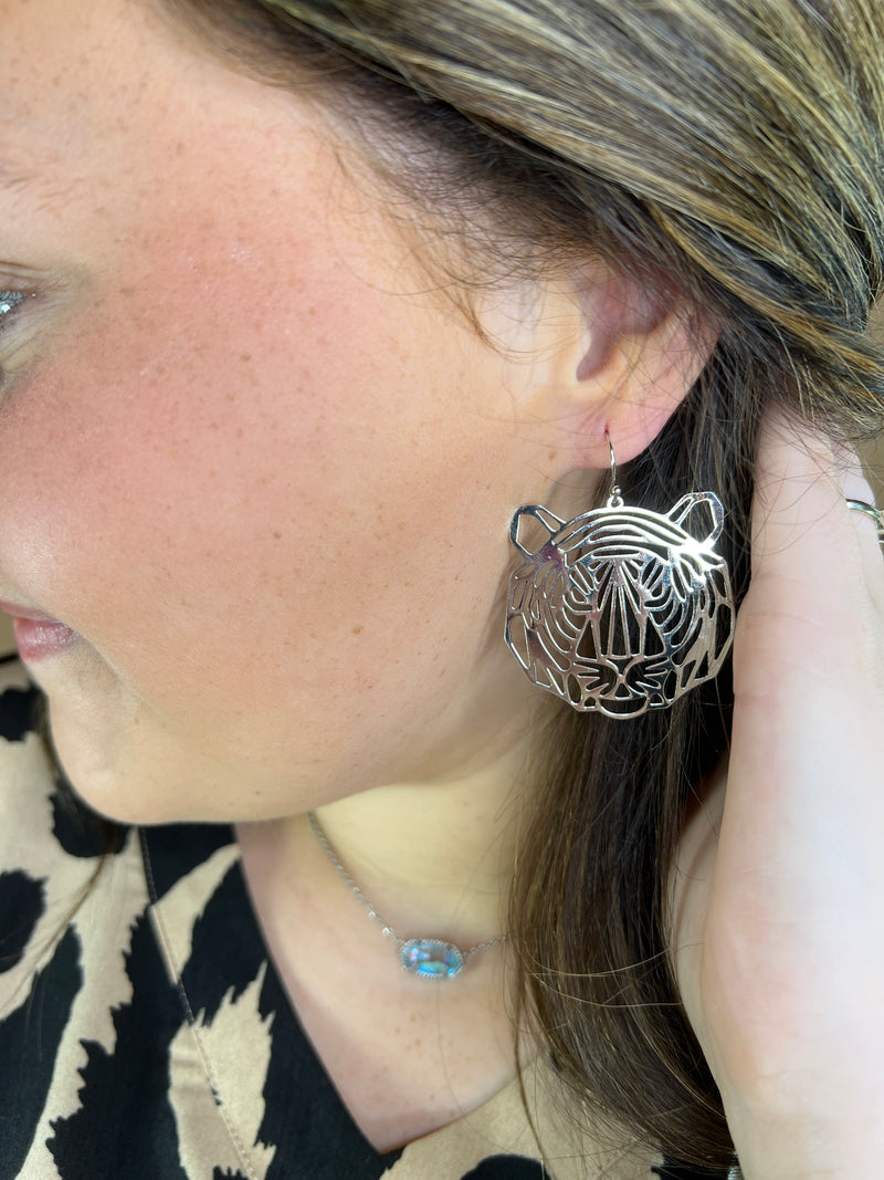 Go Tiger Earrings