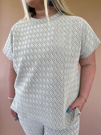 The Anna Patterned Two-Piece Set
