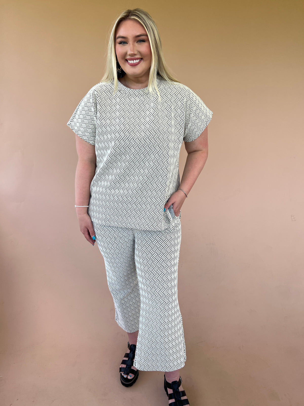 The Anna Patterned Two-Piece Set