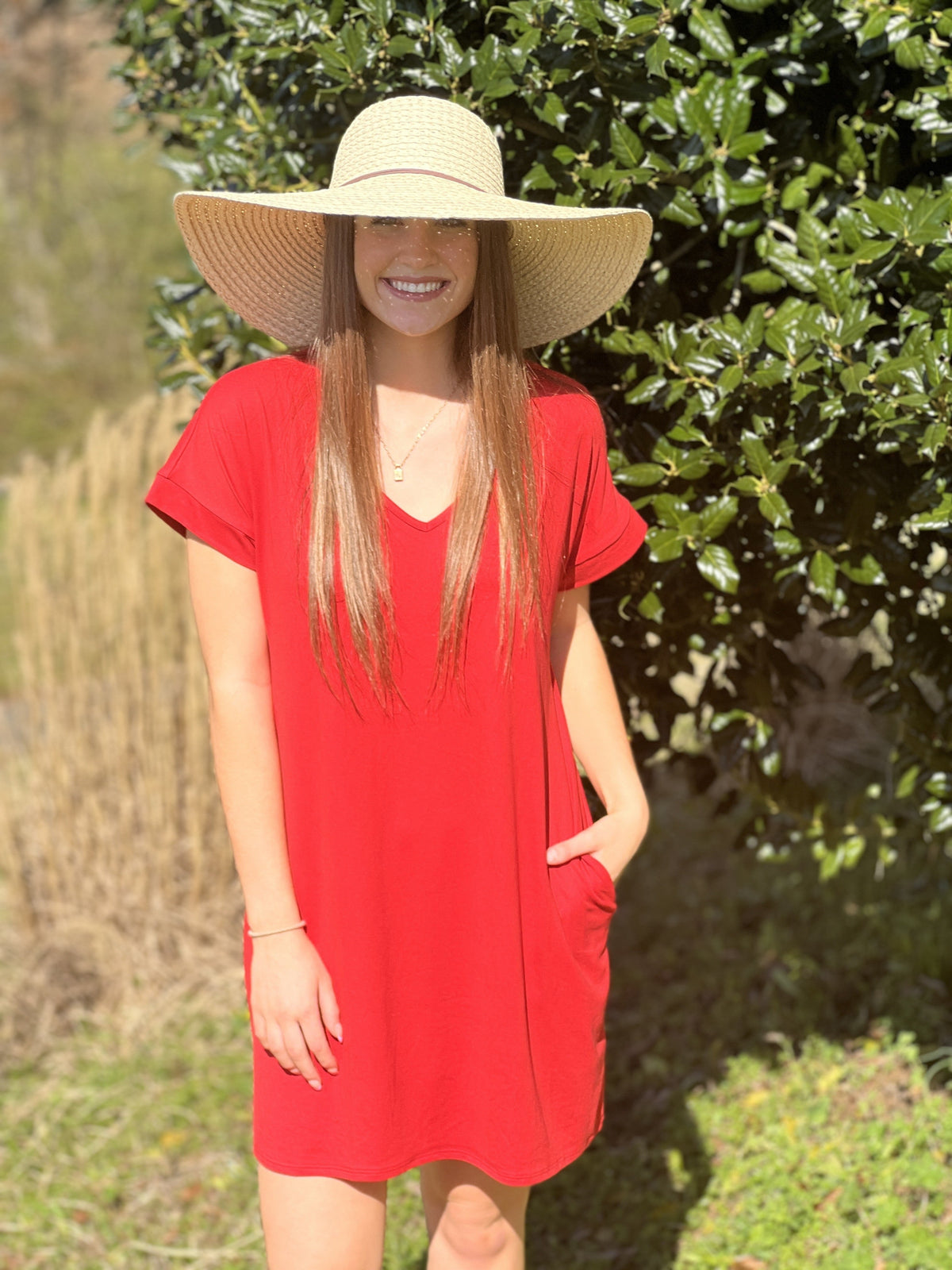 Wide Brim Floppy Straw Sun Hat