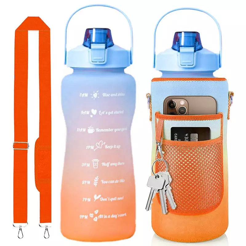 64 oz Insulated water bottle w/ neoprene sleeve *multiple colors*