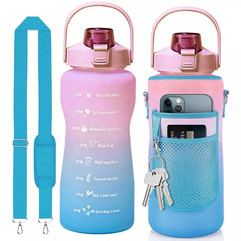 64 oz Insulated water bottle w/ neoprene sleeve *multiple colors*