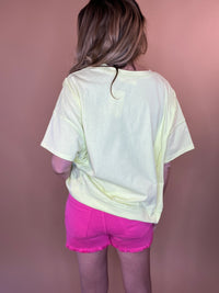 Judy Blue MR Garment Dyed Fray Hem Shorts