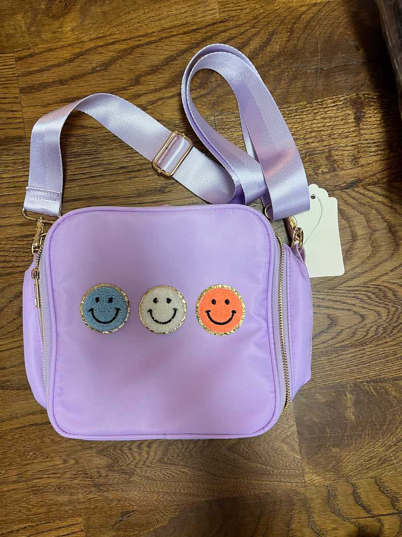 Lux Chenille Patch Lunch Tote