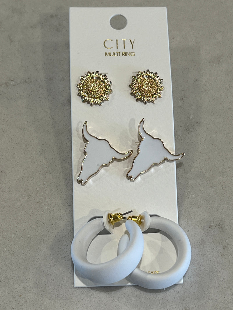 Take Me To Texas Earring Set