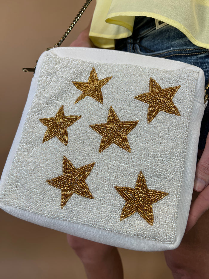 Shining Star Beaded Purse