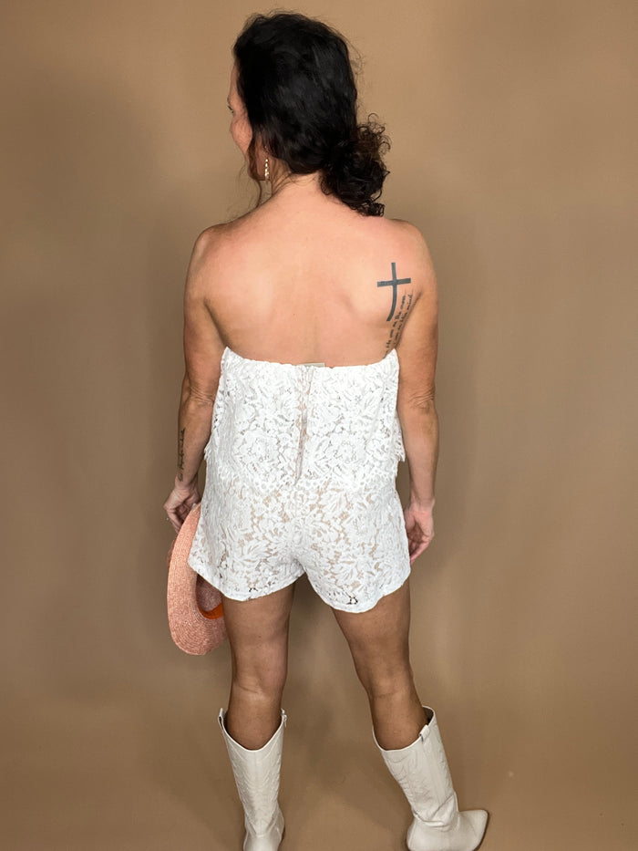Laced Up and Ready To Go Romper