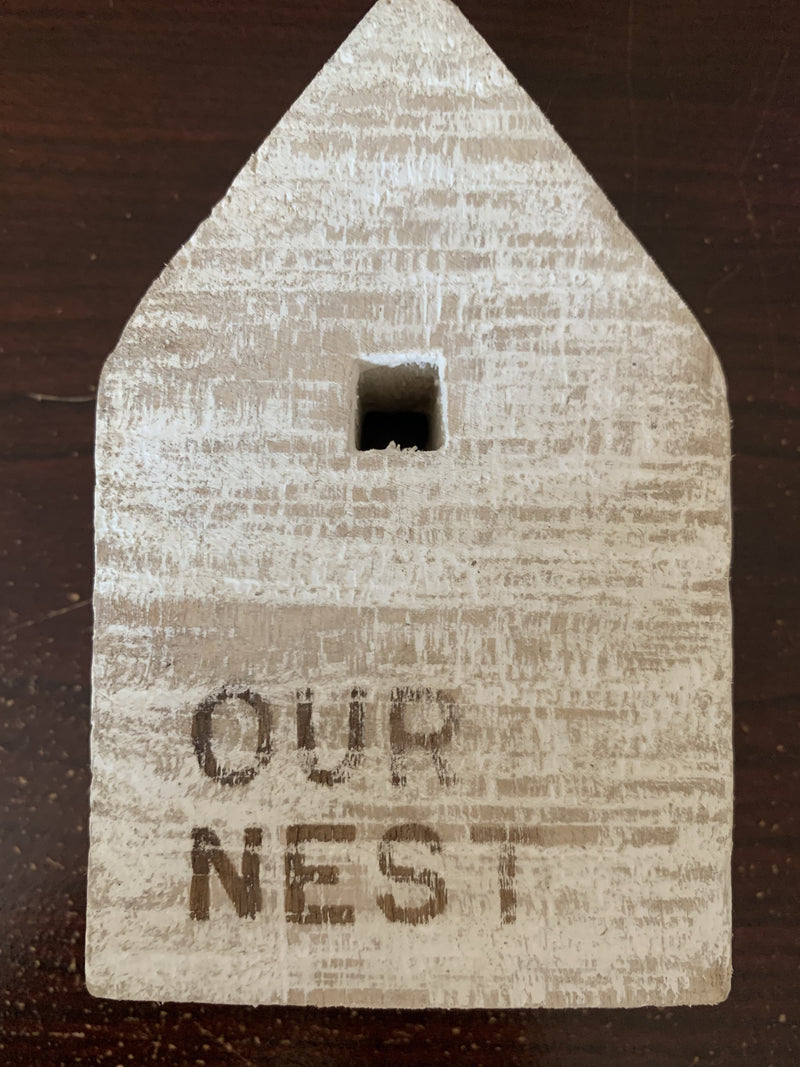 Our Nest Wooden Home Sitter